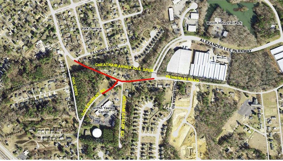 York County- Penniman Road/Government Road Intersection Improvements project