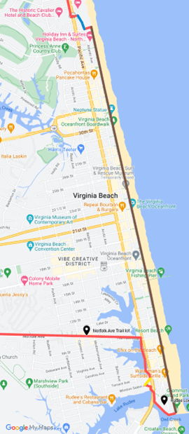 Map of BTO VBOceanfront